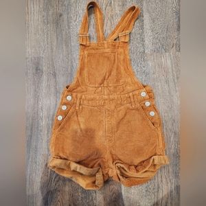 BDG Corduroy Overall Shorts
